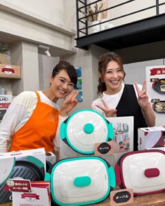 STLUCE 松田有紀子　QVCレンジdeビストロゲスト
