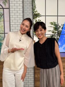 STLUCE代表 松田有紀子が、東海テレビ 通販番組「いちばん本舗」の収録に参加しました