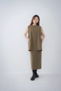 アパレルブランド「GEYGRY」の2025AWの撮影に、STLUCE モデルの川田まゆと村本美保が参加いたしました